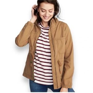 Old Navy Tan Cotton Twill Field Utility Jacket